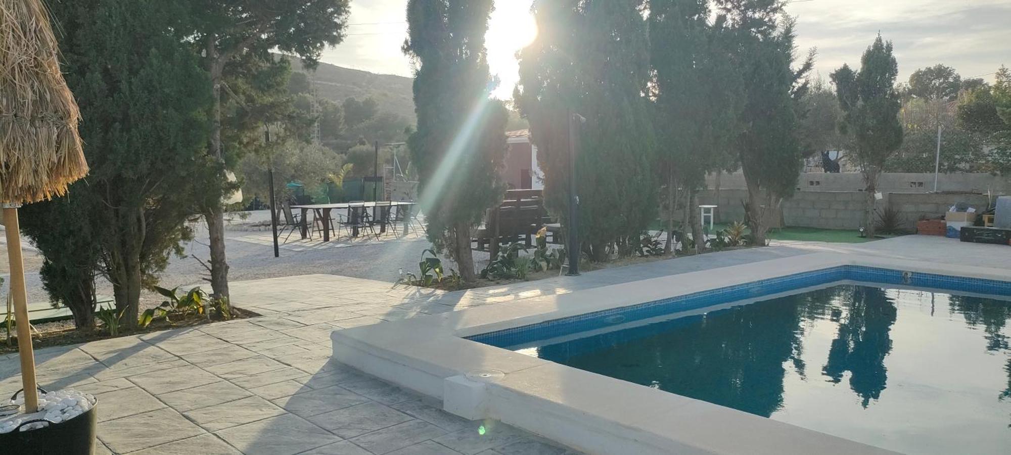 Casa Rural Con Piscina Climatizada Y Barbacoa A 10 Km De Alicante Y Playas, 3000 M2 De Terreno إلتشه المظهر الخارجي الصورة